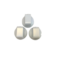 3 X SIMPSON GAS COOKTOP WHITE CONTROL KNOB 72KW alternate image