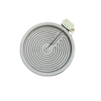 CHEF 547 STOVE CERAMIC GLASS COOKTOP LARGE HOTPLATE ELEMENT CFE547WB alternate image