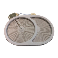 SMEG CERAMIC COOKTOP DOUBLE HOTPLATE ELEMENT alternate image