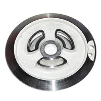 690650171 Smeg Cooktop Wok Burner Crown Base Skirt Alloy NZ634ESS NZ634 S86XMFV SNL854X alternate image