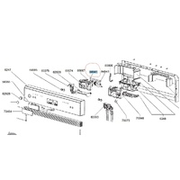 811651238 Smeg Dishwasher Upper PCB Function / Options Display Board alternate image