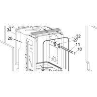 Baumatic Classique Smeg Nouveau Delonghi Ariston Side Wall Rollers Rail Support - 673001400056 alternate image