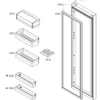 Bosch Fridge Bottom Door Shelf - 00671181 alternate image