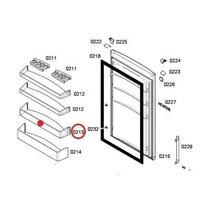 Bosch Fridge Freezer Middle Door Shelf - 00644929 alternate image