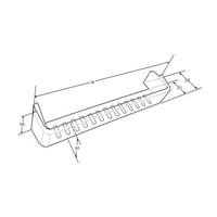 Electrolux Westinghouse Bottle Plastic Shelf - 1448022K 1447011 alternate image