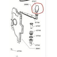 Smeg Dishwasher Lower Small Spray Arm - 064570075 alternate image