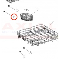 Fisher and Paykel Dishwasher Bottom Basket Roller H0120200964 alternate image