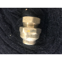 LPG AIR CONDITIONER 60 DEG BSP UNION COPPER SOLDER FITTING | 17B-1212 UNION 3/4 MBSP FL x 3/4 COPPER alternate image