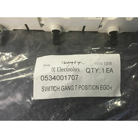 Genuine Chef Upright Stove Cooktop 4 Hotplate Control Switch CFE535WA 940001793 alternate image