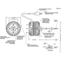 INCUBATOR FASCO  AGITATOR MOTOR  50D521-76AT  SINGLE SPEED 140mm long shaft alternate image