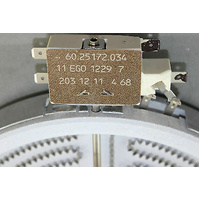 GENUINE WESTINGHOUSE CHEF SIMPSON CERAMIC HOTPLATE  0122004441 64C994U alternate image