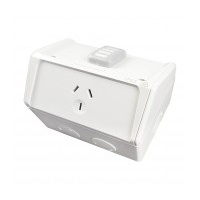 Weatherproof POWERUN IP53 POWER POINT DOUBLE 10A NO.P2/WP alternate image