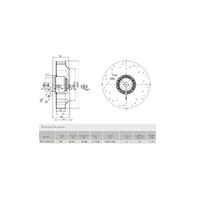 YWF(K)2E280-GH SANMU CENTRIFUGAL FANS BACKWARD STYLE 240V alternate image