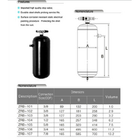 ZRS 1.8L ZOER Vertical Liquid Receiver alternate image