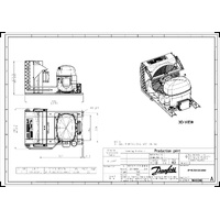 Indoor Herm CDU - Danfoss Black Star | SC12GXN0 Condensing unit | PN: 114X0340 alternate image