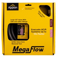 Vac Pump Accessories | MegaFlow Basics 1/2in Hose Evacuation Kit with 5/16in Valve Core Tool | PN: MGABRO alternate image