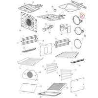 Fisher & Paykel Oven Fan Forced Heating Element 2100W | Suits: OB60B77DEX1 (80610-A) OB60B77DEX2 (80738-A) OB60B77DEX3 (80822-A) OB60BCEW1 (80485-A).  alternate image
