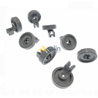 Genuine Asko Dishwasher Lower Basket Wheels Complete Set Of X8 (Rollers) 441305 alternate image