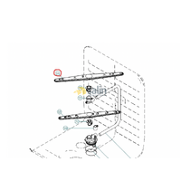 Genuine Asko Dishwasher Upper Top Spray Arm 700327 8072894 alternate image