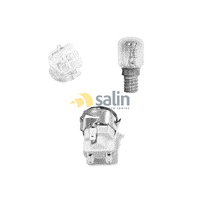 SMEG Oven Lamp Light Bulb Globe + Glass Cover + Holder Assembly alternate image