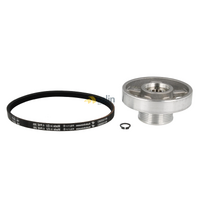 GENUINE SMEG DRYER MOTOR FAN PULLEY AND BELT REPAIR KIT SACD82 alternate image