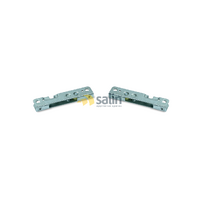 GENUINE SMEG OVEN DOOR HINGES COMPLETE ASSEMBLY WITH SUPPORTS SE210NE-5 SE210P-5 alternate image