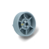 GENUINE SMEG DISHWASHER LOWER BOTTOM BASKET WHEELS SET OF X4 DW955SCN DW955SSA D alternate image