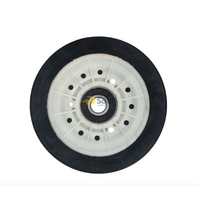 GENUINE SMEG DRYER DRUM PULLEY RUBBER ROLLER WHEEL ASSEMBLY DHTW81ESA alternate image