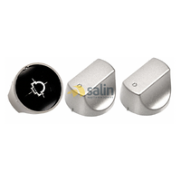 GENUINE ARISTON OVEN STOVE COOKTOP SILVER CONTROL KNOB FH837C FH837CIX FH837CIXA C00298879 alternate image