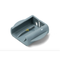 x2 GENUINE SMEG DISHWASHER TOP BASKET FRONT RAIL END CAP SET DW-321 DW-321C alternate image