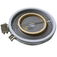 GENUINE OEM ILVE STOVE COOKTOP LARGE DUAL CERAMIC HOT PLATE (FRONT LEFT) V395X alternate image