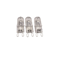 3 X 40W SMEG OVEN HALOGEN LAMP LIGHT BULB GLOBE CS95GMXNA CS9GMBHA alternate image