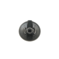 REPLACEMENT 2 X SIMPSON 914 OVEN SILVER CONTROL KNOB *40 *42 alternate image