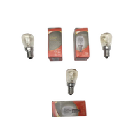 3 KELVINATOR BOTTOM MOUNT FRIDGE LAMP LIGHT BULB GLOBE KBM4300WB*07 KBM4300WB*08 alternate image