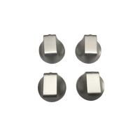 4 X Brand New CHEF 605 GAS COOKTOP SILVER CONTROL KNOB GHS605S*50 94325356250 alternate image