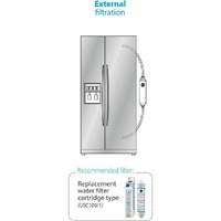 Whirlpool Samsung Fridge Water Filter Extra Large Capacity - 484000008553 C00379992 DA2910105CH DA29-10105J alternate image