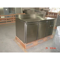 STAINLESS STEEL 2 DOOR BENCH REFRIGERATOR, FRIDGE alternate image