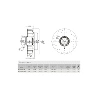 YWF(K)2E192-GH SANMU CENTRIFUGAL FANS BACKWARD STYLE 240V alternate image