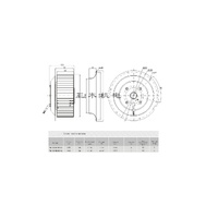 YWF(K)4E200-GQ SANMU CENTRIFUGAL FANS FORWARD STYLE 240V alternate image