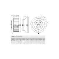 YWF(K)4E225-GQ SANMU CENTRIFUGAL FANS FORWARD STYLE 240V alternate image