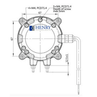 Motors - EC | Multi-mount 12W Fan Motor 240V 1300RPM | PN: EQ1-12 alternate image