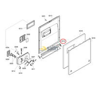 Gaggenau Dishwasher Lower Bottom Door Seal Gasket Complete Assembly 00298534 alternate image