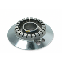 GENUINE SMEG GAS COOKTOP STOVE MEDIUM BURNER HEAD + CAP SET CIR34XS CIR34XS3 | Part No: 870650447 alternate image
