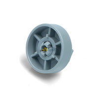 GENUINE SMEG DISHWASHER LOWER BOTTOM BASKET WHEELS SET OF X4 LP364XT LP7790 LP77 alternate image