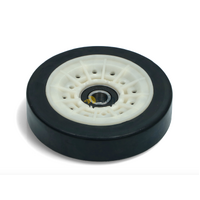 GENUINE SMEG DRYER DRUM PULLEY RUBBER ROLLER WHEEL ASSEMBLY DHT83LIT-1 alternate image