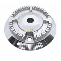 GENUINE SMEG STOVE GAS COOKTOP COMPLETE BURNER ASSEMBLY TRA90BL9 alternate image