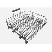 Genuine Asko Dishwasher Lower Bottom Basket Assembly 489454 alternate image