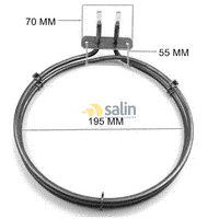 GENUINE ELECTROLUX SIMPSON WESTINGHOUSE OVEN FAN FORCED ELEMENT PEK1350W-L*52 alternate image