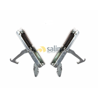 GENUINE SMEG OVEN DOOR HINGES COMPLETE ASSEMBLY WITH SUPPORTS SSC320XC W280X5 alternate image