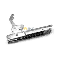 GENUINE SMEG OVEN DOOR HINGES x2 COMPLETE SET A11A-6 A11CER-5 A11CER-6 A11CER. 5 931330815 alternate image